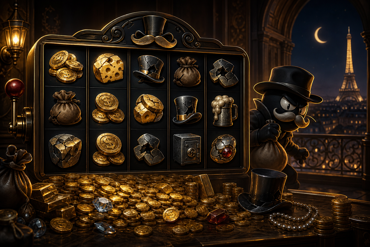 Le Bandit slot premium casino visuals